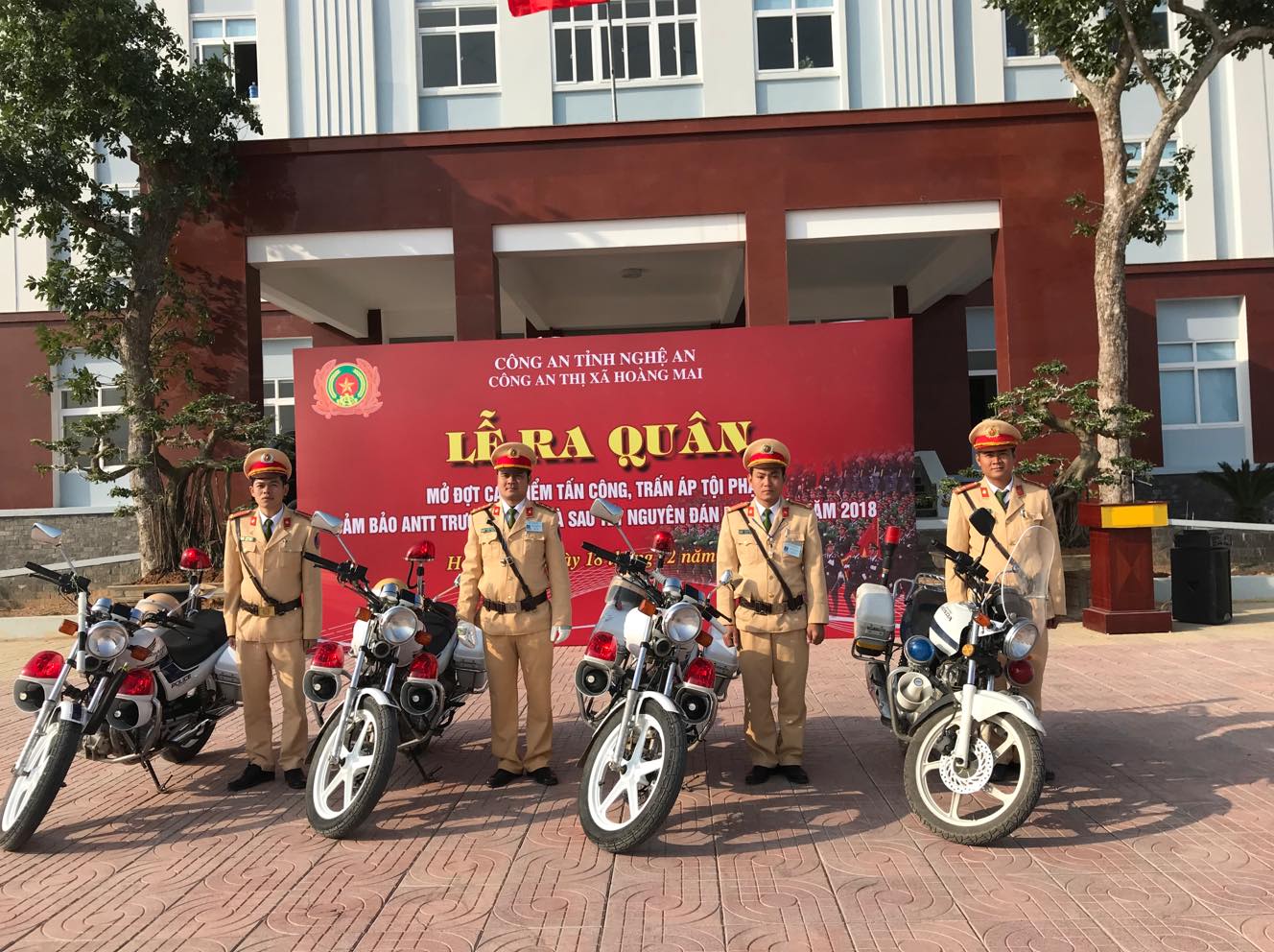 Công an Hoàng Mai ra quân đợt cao điểm tấn công, trấn áp tội phạm