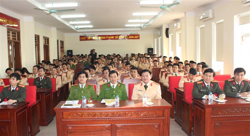 Hội nghị tập huấn cấp giấy chứng nhận cảnh sát tuần tra kiểm soát giao thông đường bộ