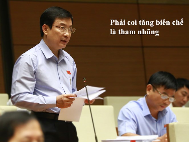 Thảo luận ở hội trường về việc thực hiện chính sách, pháp luật về cải cách tổ chức bộ máy hành chính nhà nước giai đoạn 2011 – 2016 tại Kỳ họp thứ 4, đại biểu Phạm Trọng Nhân (Bình Dương) nêu quan điểm: Nếu lợi ích cục bộ, lợi ích nhóm còn quá lớn, lấn át cả nhận thức và tư duy cũ kỹ, lạc hậu thì cần thiết đòi hỏi phải có một 
