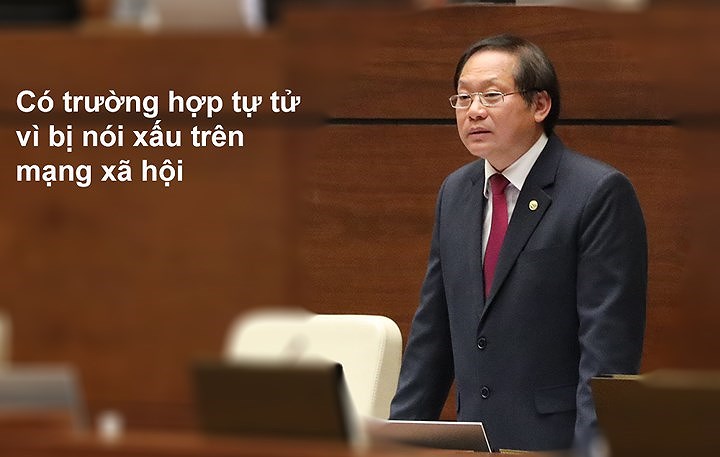 Trước nhiều ý kiến đại biểu liên quan đến quản lý thông tin xấu, độc trên mạng xã hội, tại Kỳ họp cuối năm, Bộ trưởng Bộ TT&TT Trương Minh Tuấn cho rằng, giới trẻ Việt Nam ứng dụng CNTT và sử dụng mạng xã hội rất nhanh. Tuy nhiên, việc “ném đá”, nói xấu,... trên mạng là thực trạng. Thậm chí nhiều người tự tử vì nội dung bôi xấu trên mạng xã hội. Bộ TT&TT đã làm việc với nhiều cơ quan liên quan, phối hợp xử lý nhằm tăng cường “năng lượng tốt”, giảm “năng lượng xấu” trên mạng xã hội.
