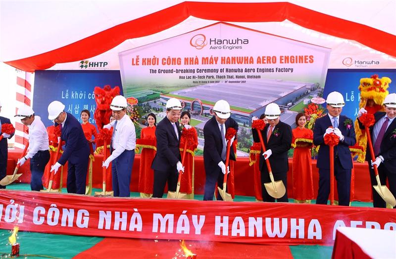 Khởi công xây dựng nhà máy sản xuất linh kiện máy bay đầu tiên ở Việt Nam. Ảnh: VGP/Thu Cúc