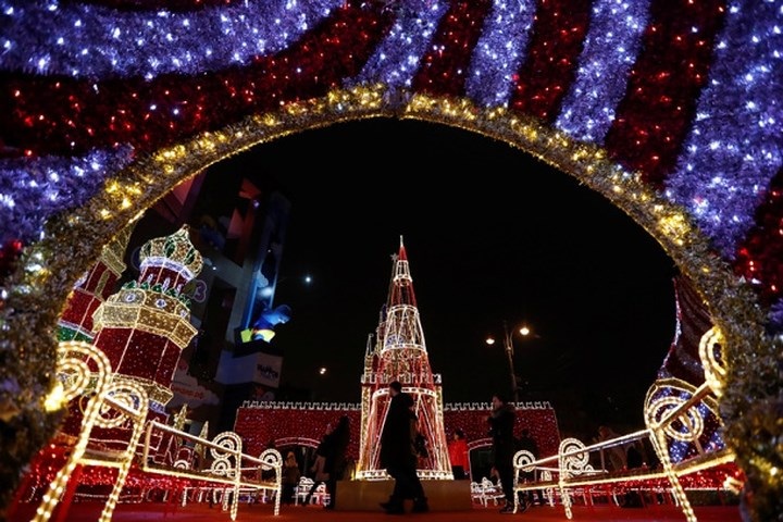 Người dân trên thế giới hân hoan đón Năm mới 2018