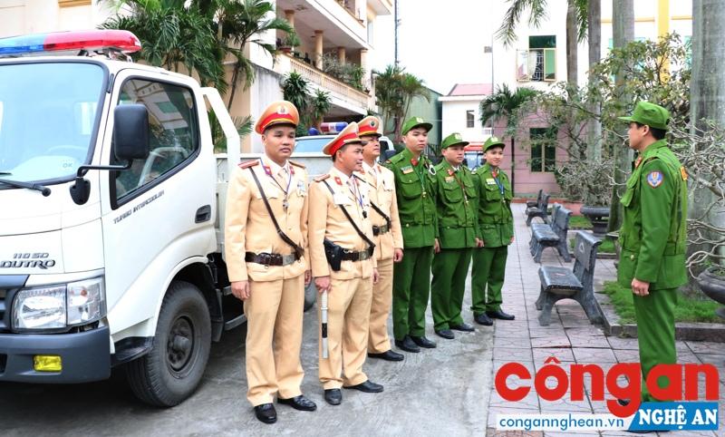 Công an TX Hồng Lĩnh: Sẵn sàng trước giờ cao điểm