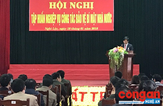 Tập huấn công tác bảo vệ bí mật Nhà nước