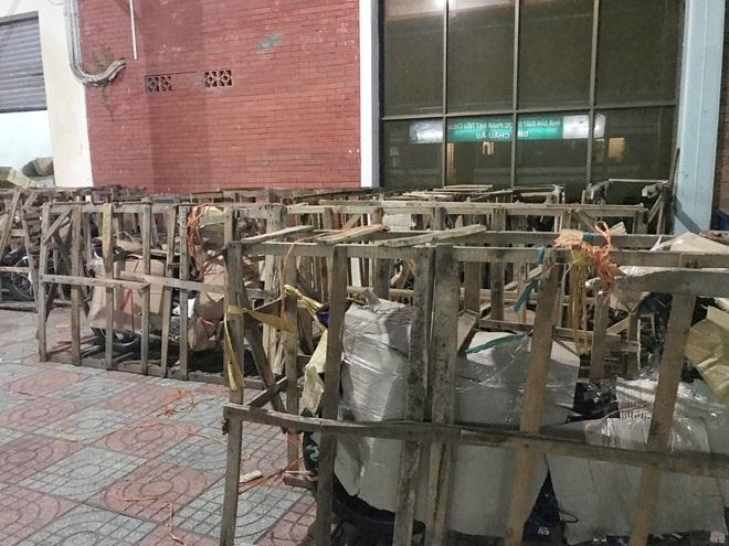 Hàng hóa đổ về ga nhiều nhất vào dịp tết.