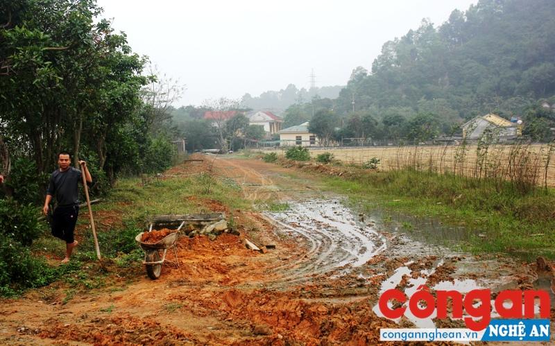TP Vinh: Đường 300m, làm 7 năm không xong
