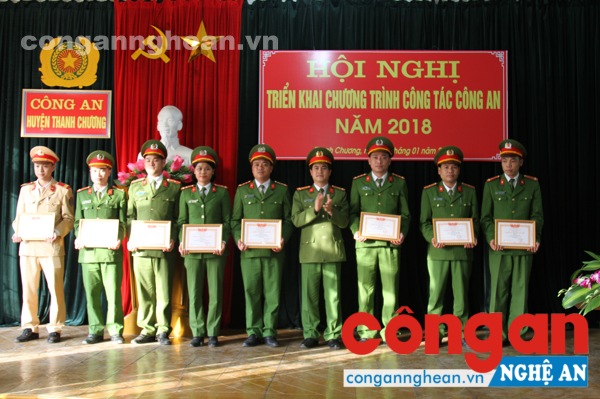 Công an huyện Thanh Chương: Triển khai công tác năm 2018