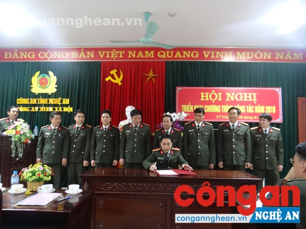 Phòng An ninh xã hội triển khai công tác năm 2018
