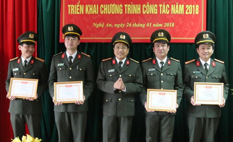 Phòng Tổ chức cán bộ Công an tỉnh triển khai công tác năm 2018