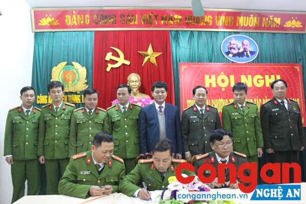 Công an Tương Dương triển khai công tác 2018