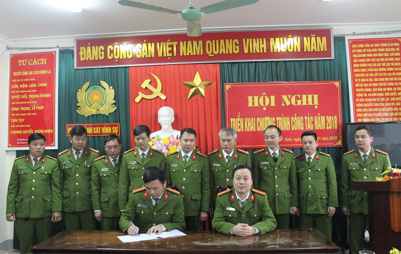 Phòng Cảnh sát Hình sự triển khai công tác năm 2018