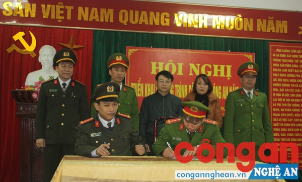 Công an huyện Nghi Lộc: Triển khai Chương trình công tác năm 2018