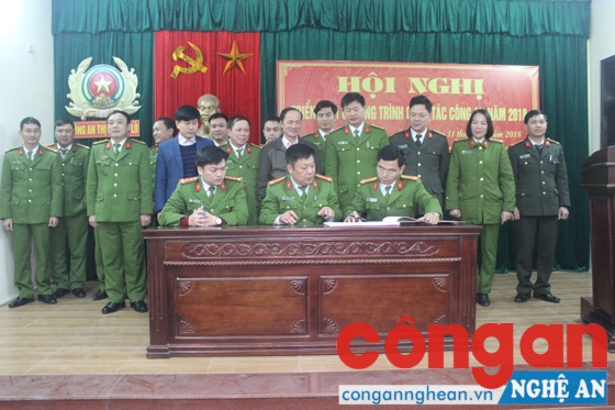 Công an TX Cửa Lò: Triển khai công tác năm 2018