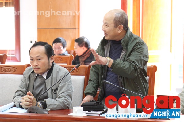Đại diện các cơ quan thông tấn, báo chí đóng chân trên địa bàn đã trao đổi, và góp ý, đề xuất nhiều nội dung liên quan tới vai trò, trách nhiệm của lực Công an trong việc đảm bảo ANTT trên địa bàn 