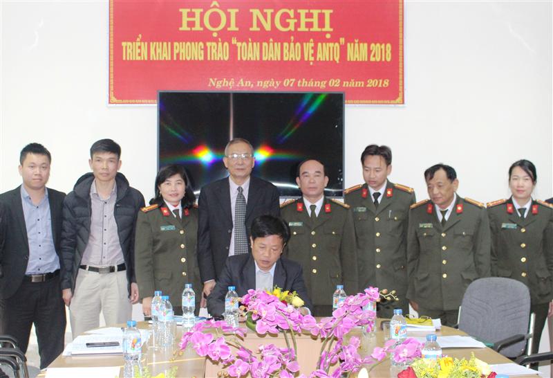 Triển khai phong trào Toàn dân bảo vệ ANTQ năm 2018