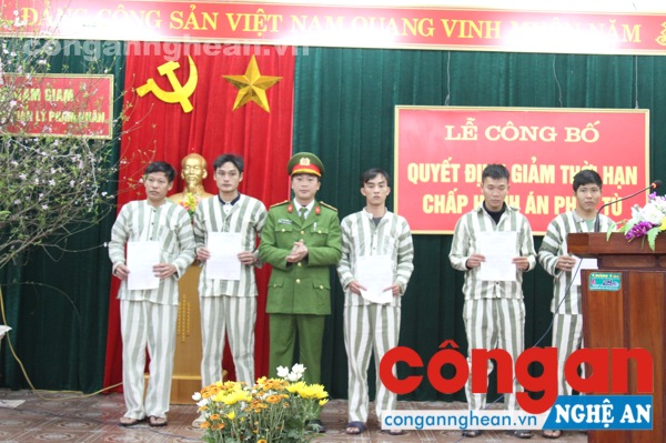 Giảm án 30 phạm nhân dịp Tết nguyên đán 2018