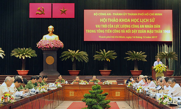 Hội thảo khoa học lịch sử về vai trò của lực lượng Công an nhân dân trong cuộc Tổng tiến công và nổi dậy Xuân Mậu Thân 1968