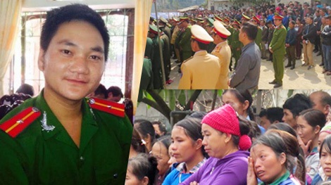 Nghẹn ngào tiễn biệt người chiến sĩ Công an quả cảm nơi cao nguyên đá