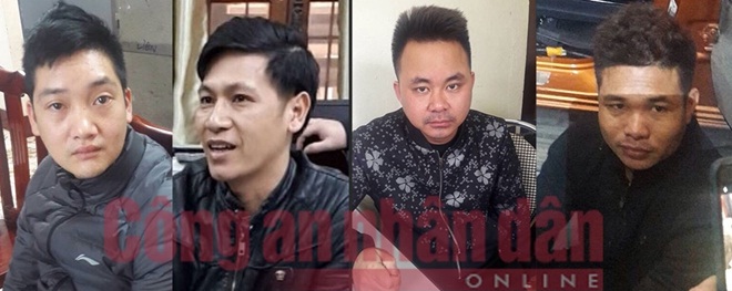 Các đối tượng trong vụ án.