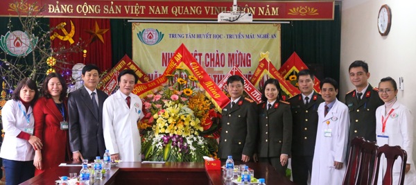 Tại TT huyết học truyền máu Nghệ An