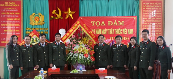 Tại Bệnh viện Công an tỉnh Nghệ An