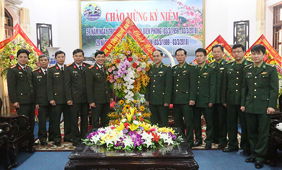 Công an Nghệ An chúc mừng Ngày truyền thống Bộ đội Biên phòng