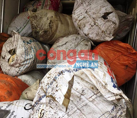 Gần 1 tấn mỡ bẩn chuẩn bị đưa đi ra các tỉnh Miền Bắc tiêu thụ