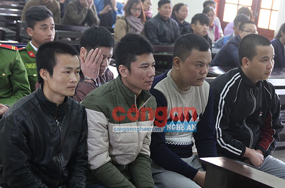 4 bị cáo tại phiên tòa