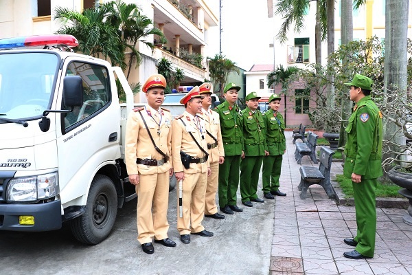 Các lực lượng lên phương án phối hợp tuần tra đảm bảo ANTT trên địa bàn