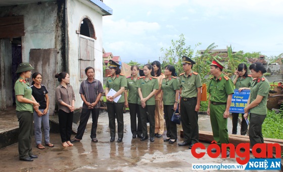 Hoạt động tình nghĩa, thiện nguyện là một trong những nét nổi bật của Hội Phụ nữ Công an Nghệ An