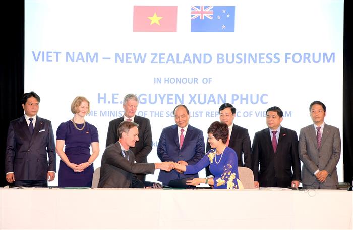 Thủ tướng: Chính phủ 'dạm ngõ' để doanh nghiệp Việt Nam, New Zealand 'kết hôn'