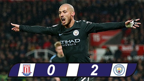 Stoke 0-2 Man City: Lập trình ghi bàn