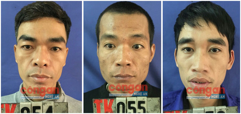 Các đối tượng bị bắt giữ