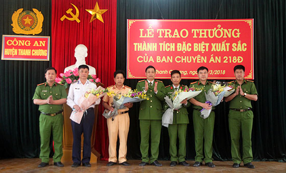 Công an Nghệ An trao thưởng 2 Chuyên án ma túy