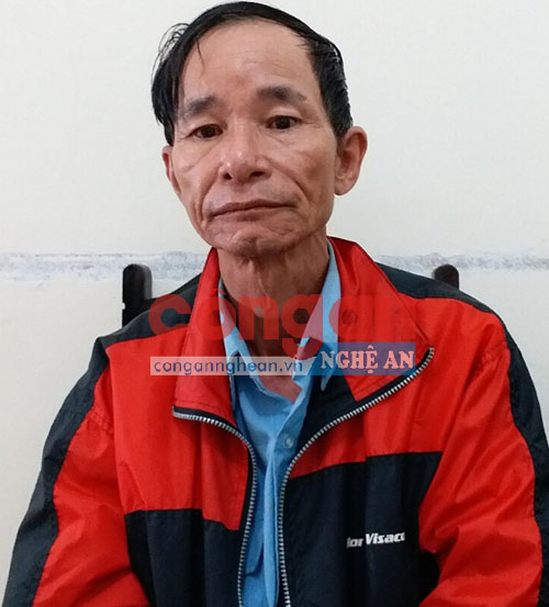 Đối tượng Hồ Thanh Tùng lúc bị bắt giữ