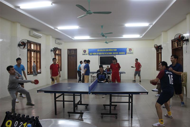 Các vận động viên thi đấu tại hội thao