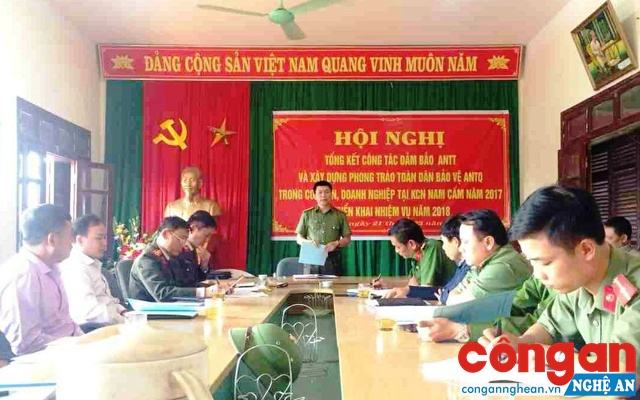 Khu công nghiệp Nam Cấm triển khai nhiệm vụ đảm bảo ANTT năm 2018