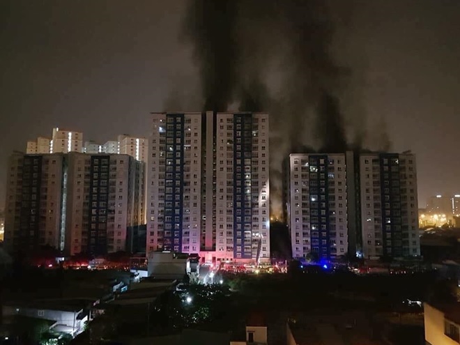 Vụ cháy xảy ra vào lúc rạng sáng 23-3