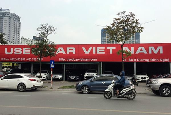 Thị trường ôtô cũ ngày càng xuống dốc
