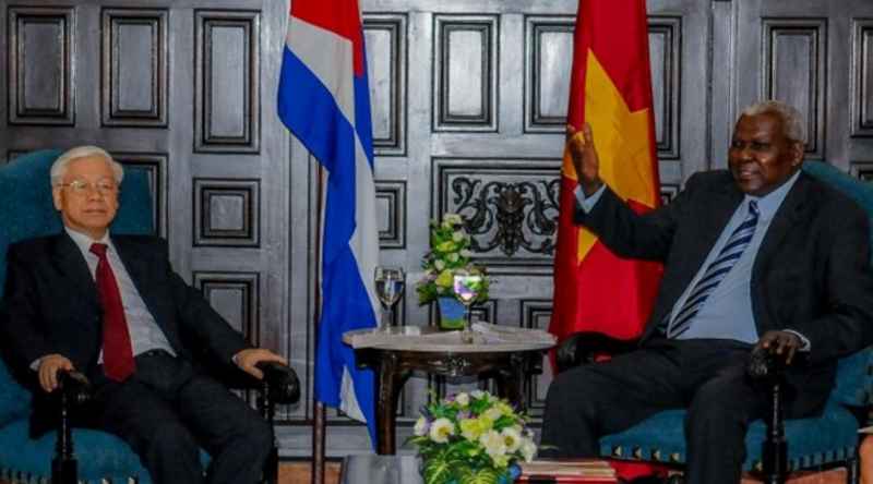 Tổng Bí thư Nguyễn Phú Trọng hội kiến Chủ tịch Quốc hội Cuba