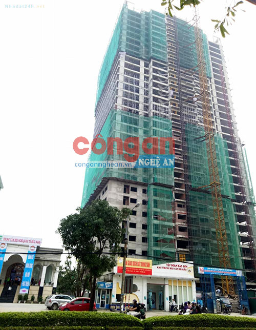 Nghệ An: Đình chỉ xây dựng chung cư Bảo Sơn