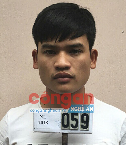 Đối tượng Lê Văn Đông tại cơ quan điều tra