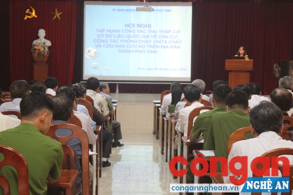 Tập huấn công tác thu thập cơ sở dữ liệu quốc gia về dân cư