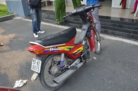   Phương tiện nhóm này gây án
