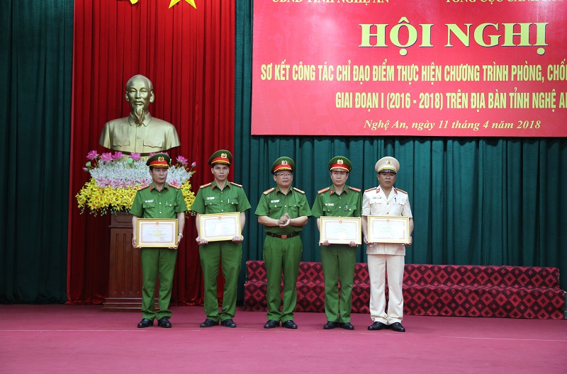 Các cá nhân được nhận Bằng khen của Bộ trưởng Bộ Công an