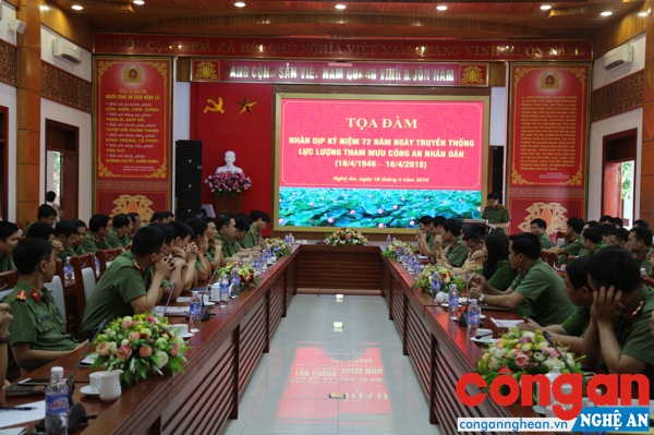 Toạ đàm kỷ niệm 72 năm Ngày truyền thống lực lượng Tham mưu CAND