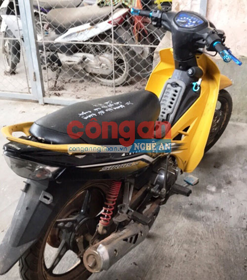 Chiếc xe được sử dụng làm công cụ gây án