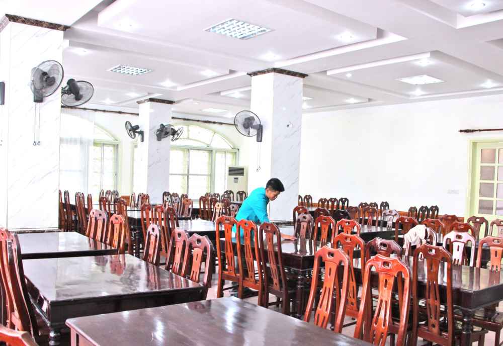 Phòng ăn rộng, thoáng