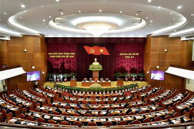 Chùm ảnh khai mạc Hội nghị Trung ương 7