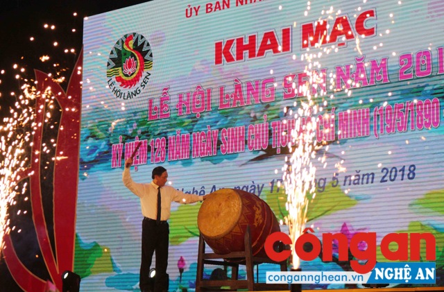 Khai mạc Lễ hội Làng Sen năm 2018